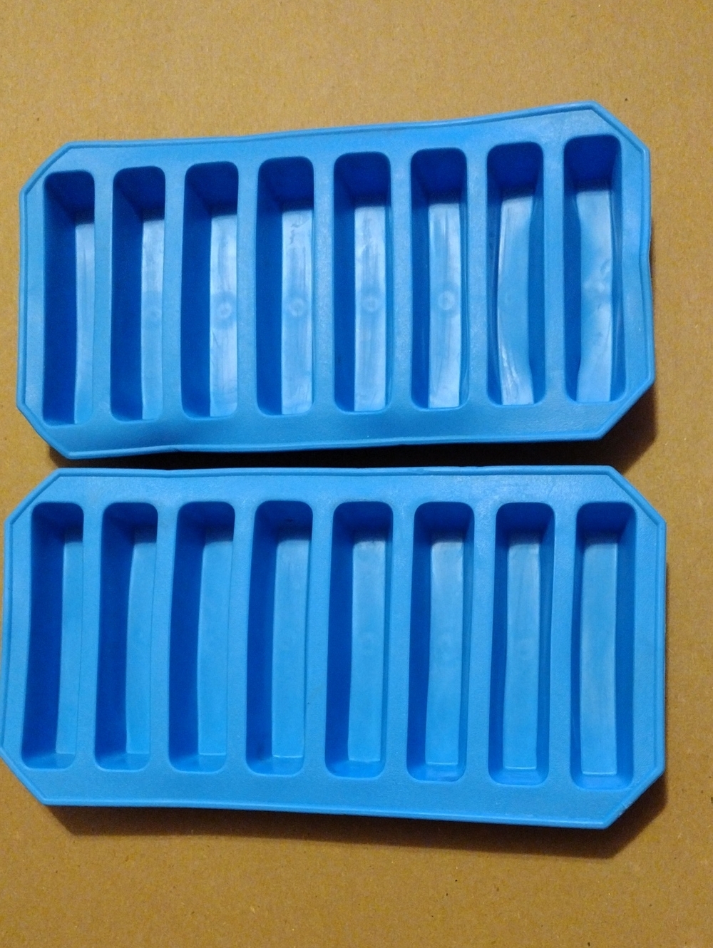 Blue Silicone Ice Pop and Frozen Treat Molds - Set of 2